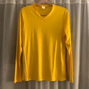 Golden yellow long sleeved T